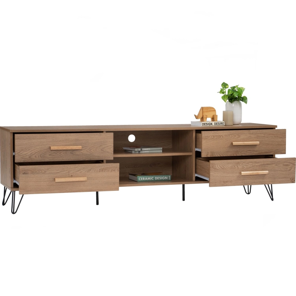 Samos TV Console (180cm L) Natural