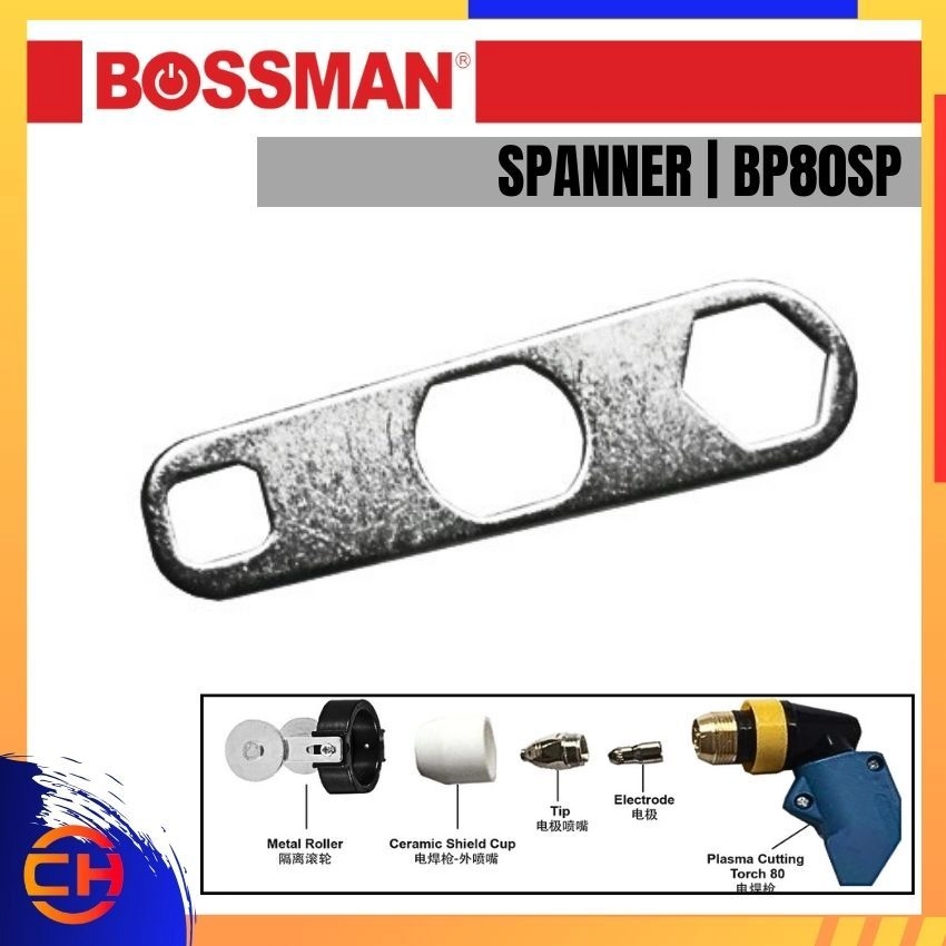 BOSSMAN PLASMA CUTTING TORCH 80 SERIES BP80SP SPANNER 