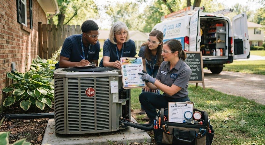 Air conditioning maintenance checklist