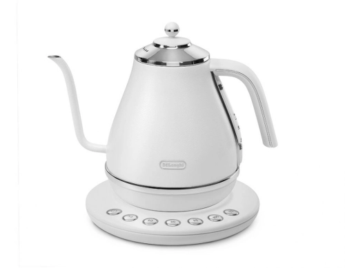 De'Longhi KBOE2030.W Icona Cafe Gooseneck Kettle 1L