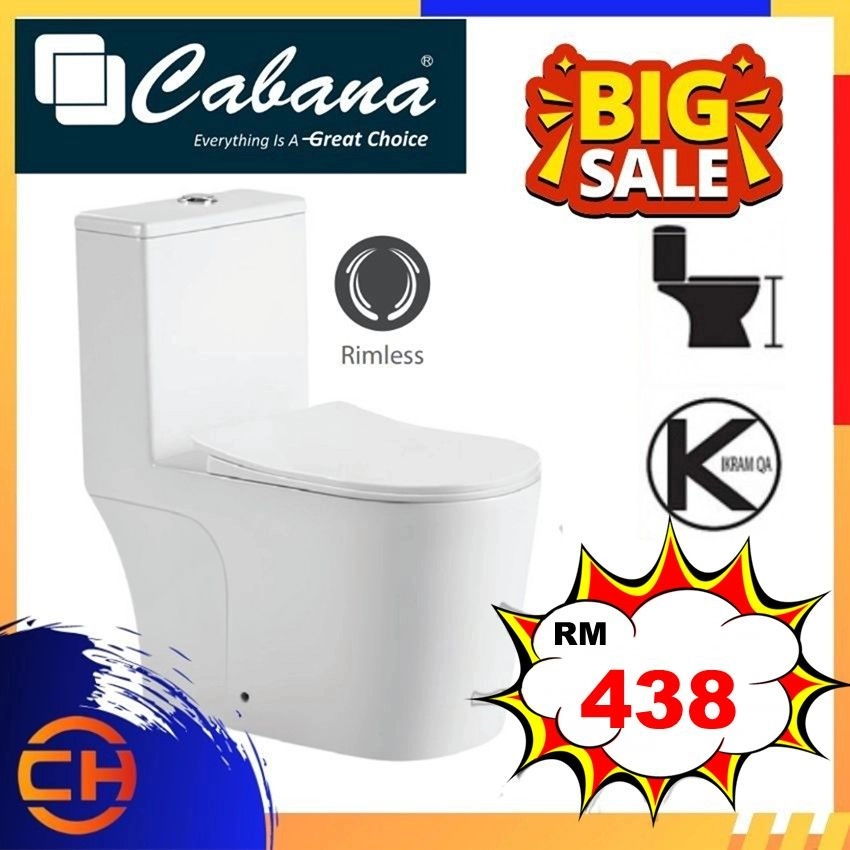 One Piece Water Closet Washdown With Rimless Flushing Technology (BATHROOM) /toilet bowl toilet flush tandas
