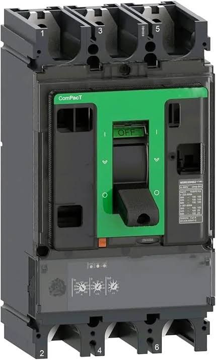 Schneider Electric Circuit breaker ComPacT NSX400F, 36kA at 415VAC, MicroLogic 2.3 trip unit 400A, 3 poles 3d