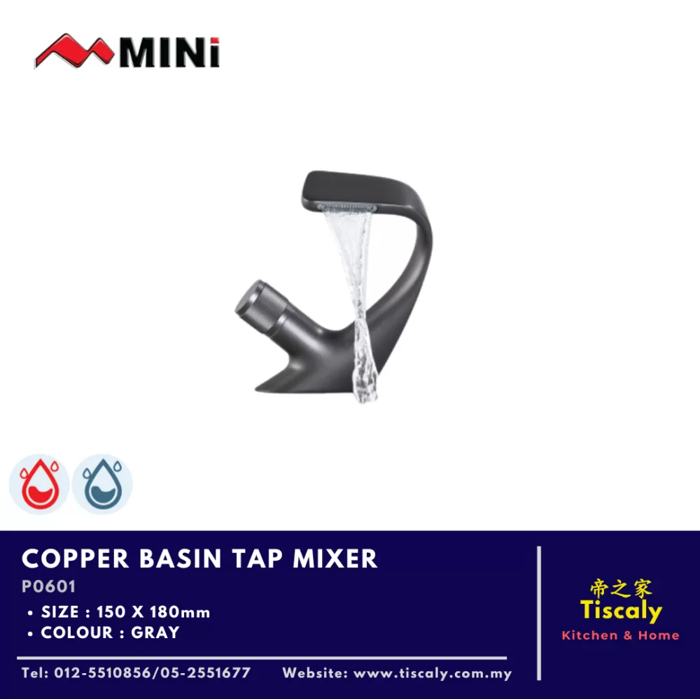 MINI COPPER BASIN TAP MIXER P0601