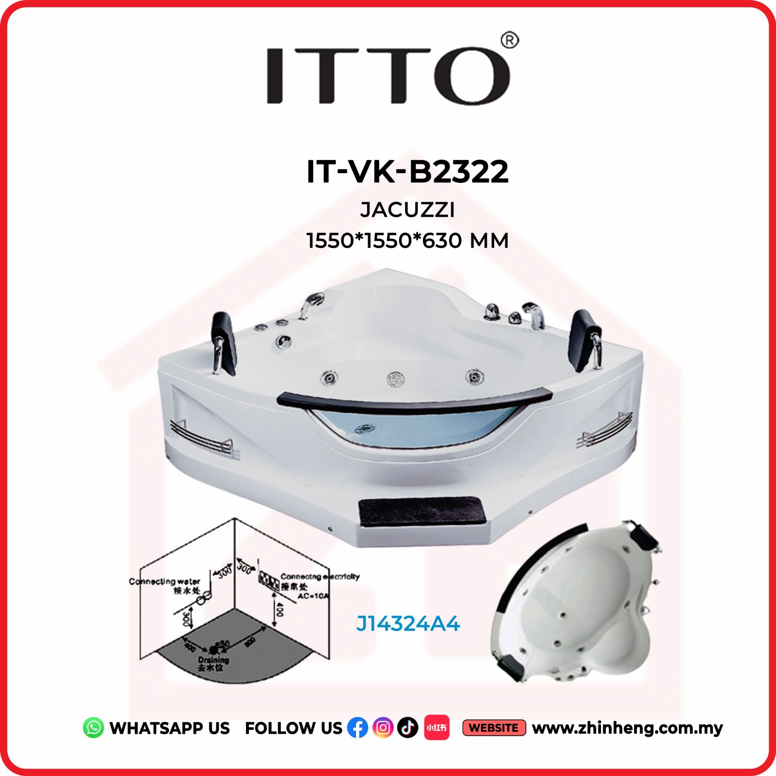ITTO JACUZZI  IT-VK-B2322