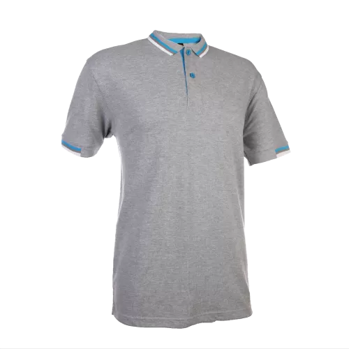 Unisex CVC Cotton Tipped Collar & Cuff Short Sleeve Polo Shirt HC 11