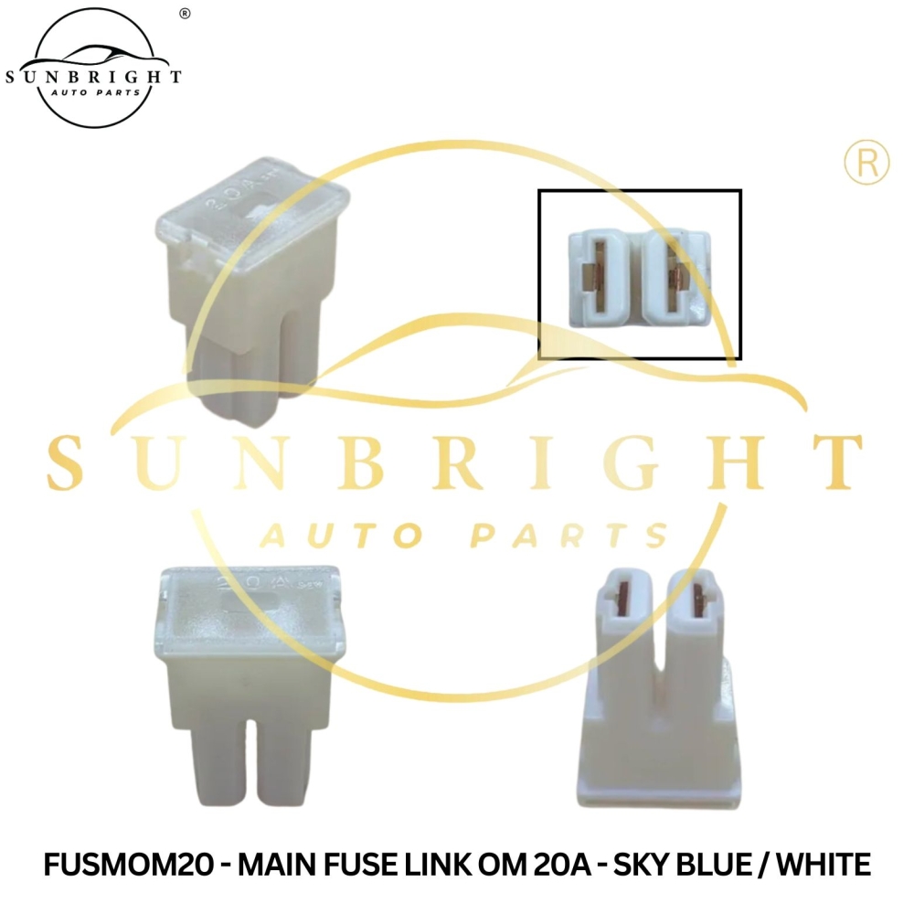 FUSMOM20 - MAIN FUSE LINK OM 20A - SKY BLUE / WHITE