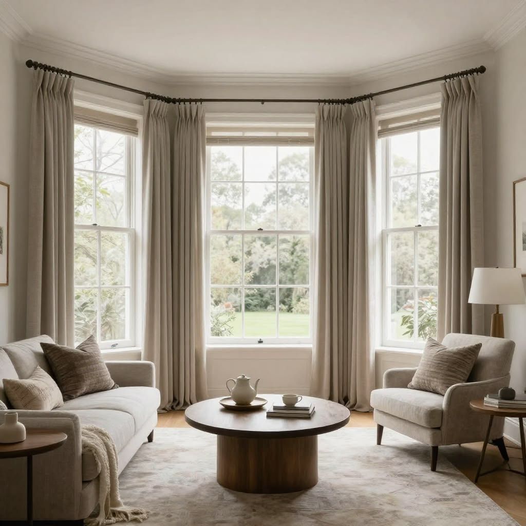 Stylish Ripple Fold Curtains for Living Rooms & Hotels