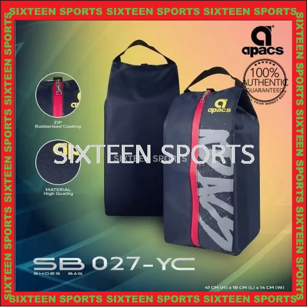 APACS SB027-YC Shoes Bag 100%ORIGINAL Kasut Badminton Sport Bag Gym Bag Futsal Shoes Beg SB027 YC