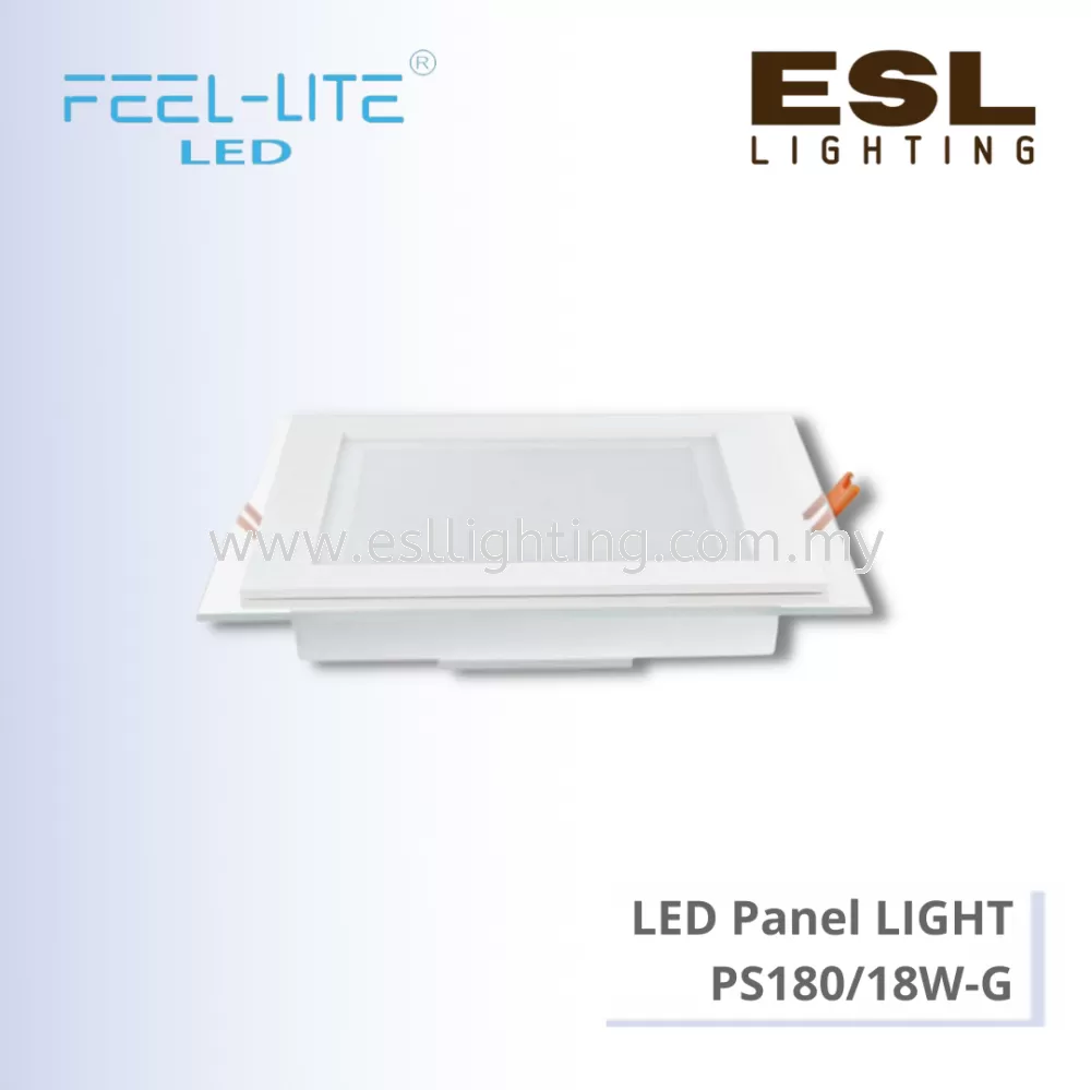 FEEL LITE LED RECESSSED DOWNLIGHT SQUARE 18W - PS180/18W-G