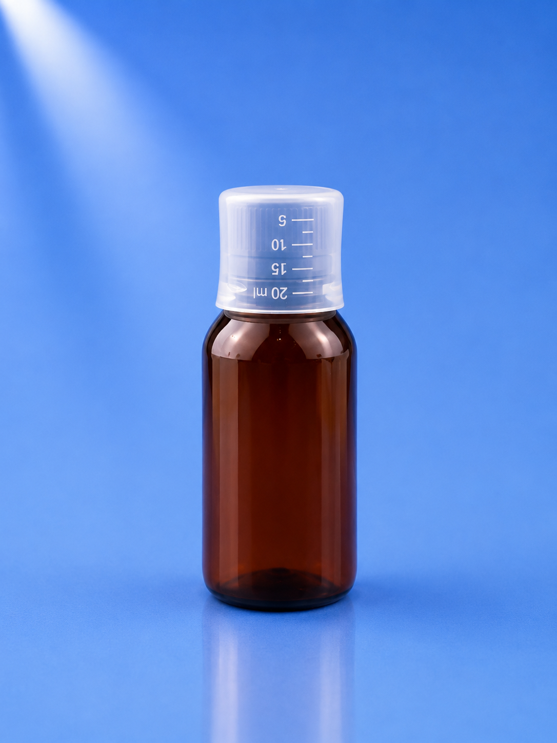 100ml Medical bottle with measurement cup: 7081