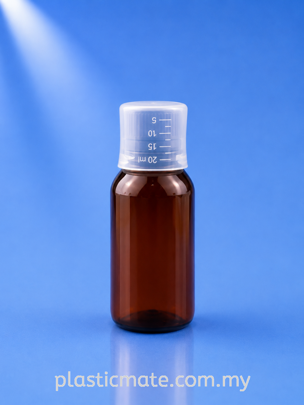 100ml Medical bottle with measurement cup: 7081
