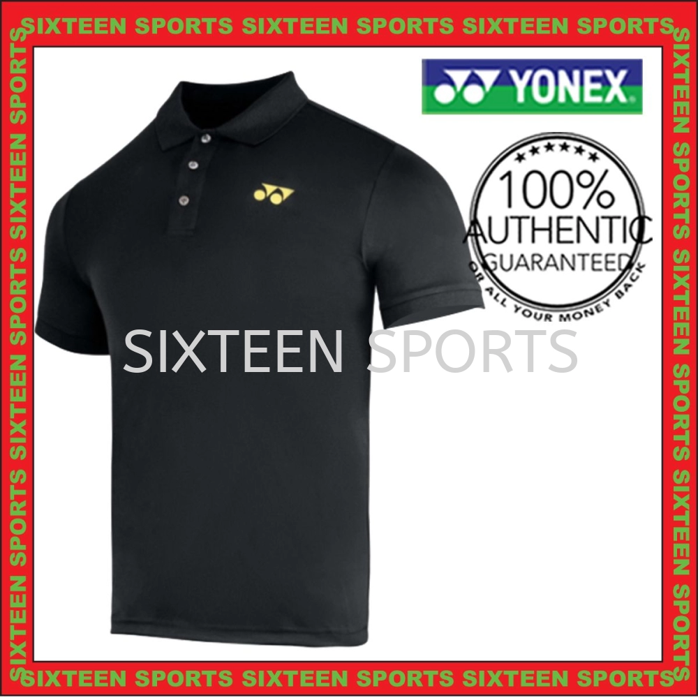 Yonex Men’s Polo T-Shirt 2604 White/Jet Black, Mazarine Blue