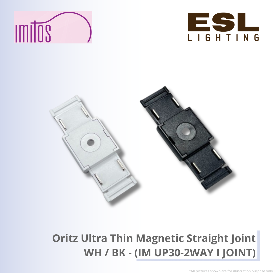 IMITOS Oritz Ultra Thin Magnetic Straight Joint WH / BK - IM UP30-2WAY I JOINT