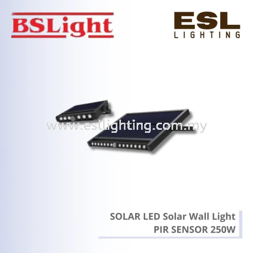 BSLIGHT LED Solar Wall Light - 250W - BSSLFL-250