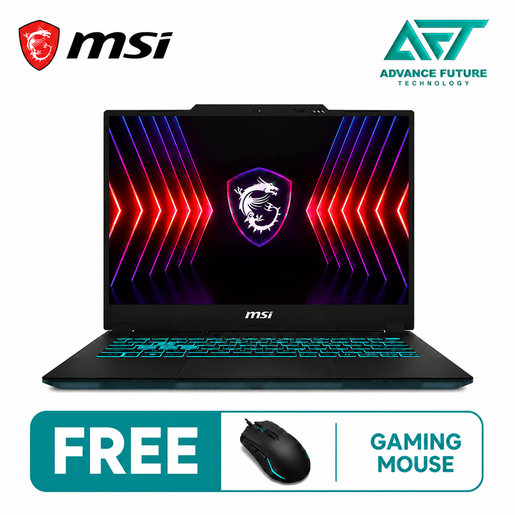 MSI Cyborg 14 A13VF-248MY 14'' FHD+ 144Hz Gaming Laptop Translucent Black ( Intel Core i7 13620H, 16GB, 512GB SSD, RTX4060, W11 )