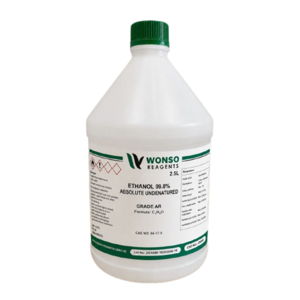 Ethanol 99.8%, Absolute Undenatured