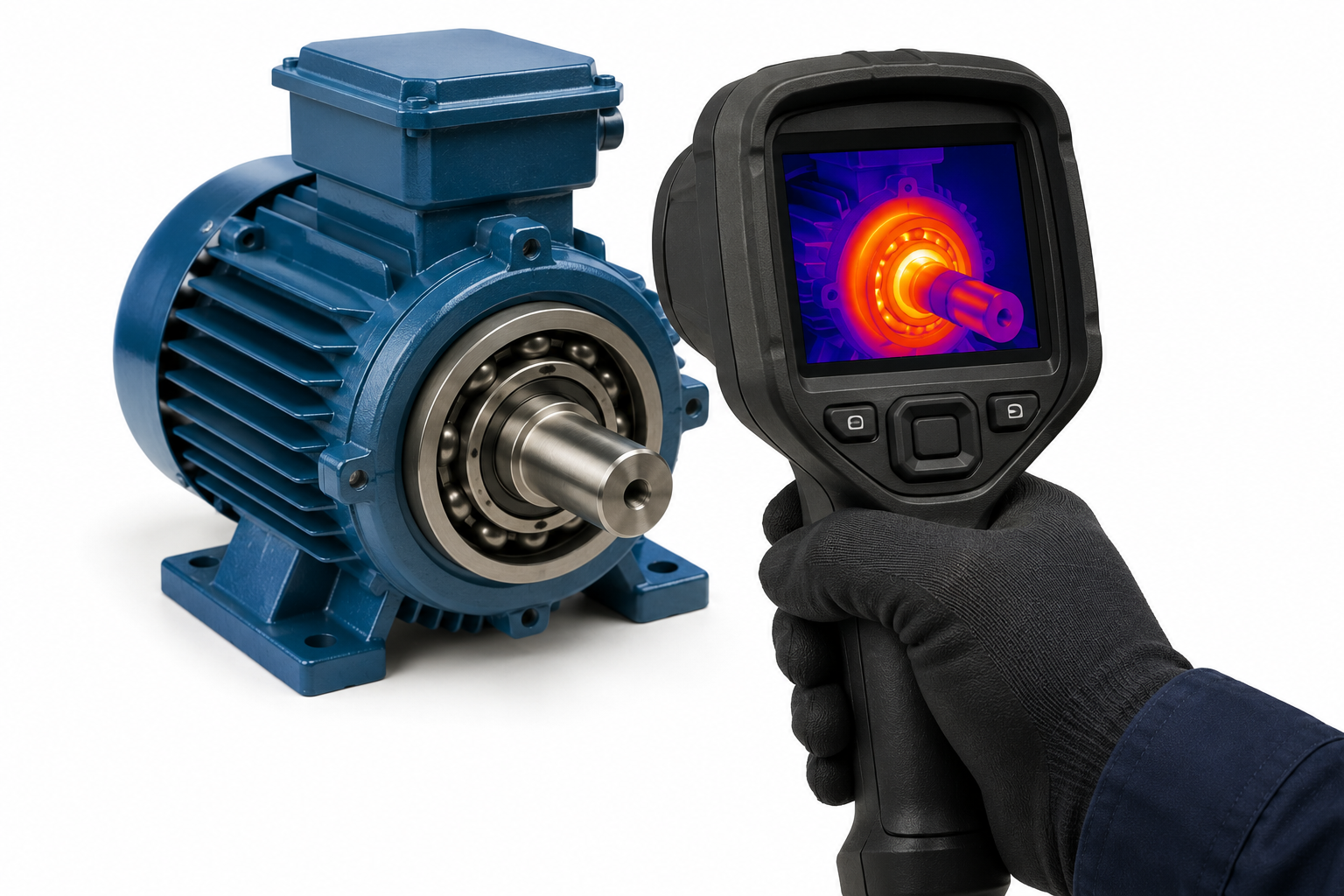 Electric Bearing Thermal Imaging Inspection