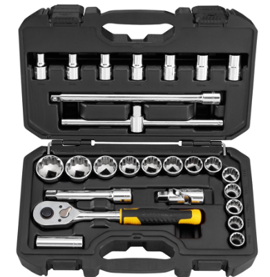 26-pieces Pear Head Ratchet Set (Metric)
