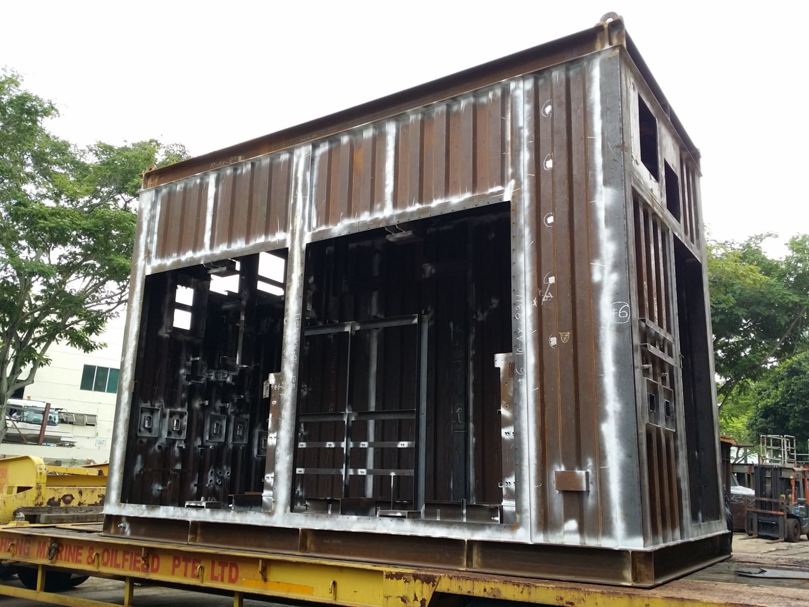 Custom Marine Metal Skid