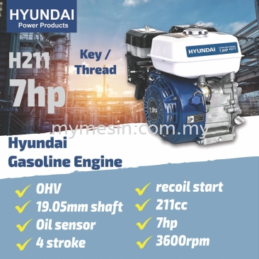 HYUNDAI H211 Gasoline Engine 7Hp