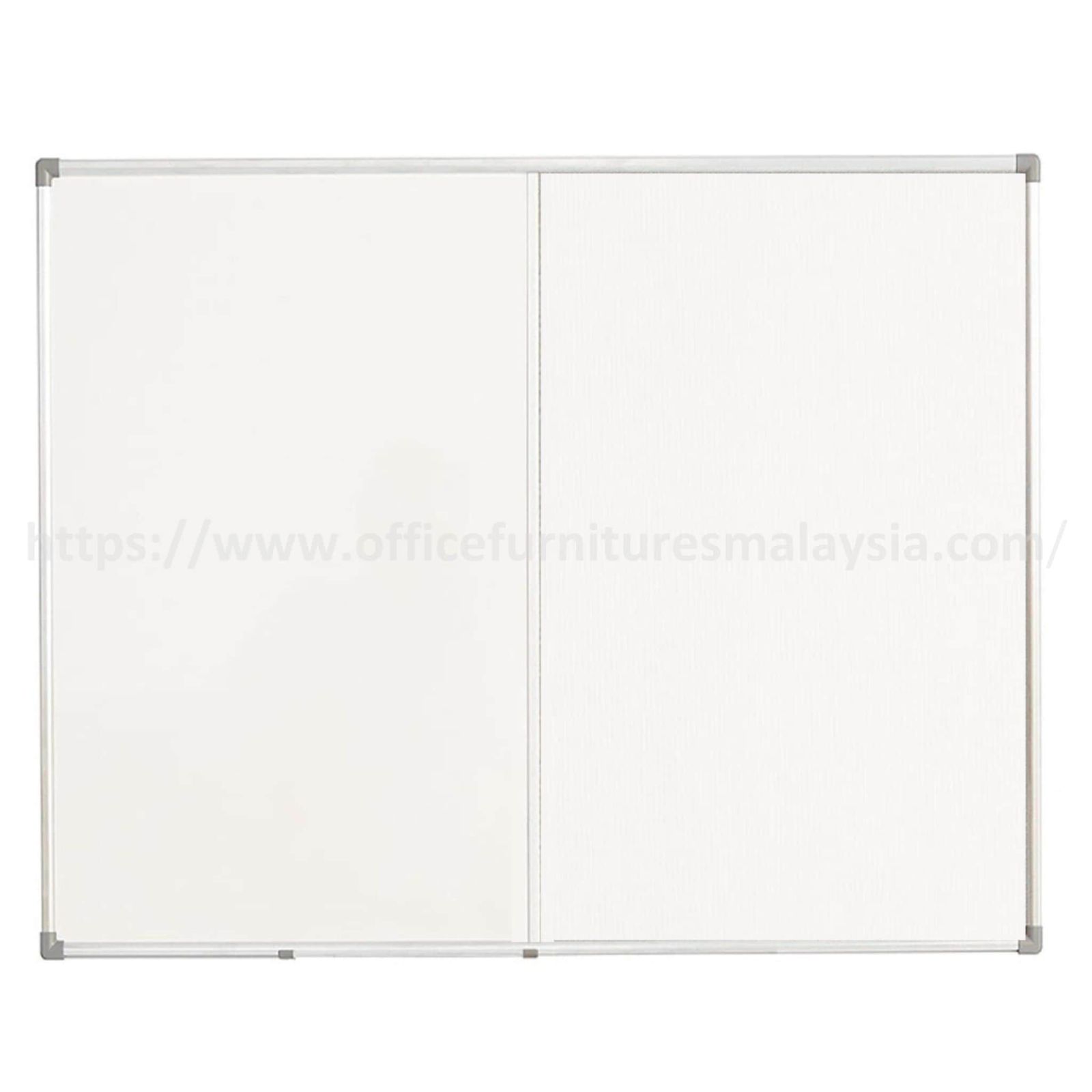 4 ft x 8 ft Aluminium Dual Soft – White Board OFMDUS48