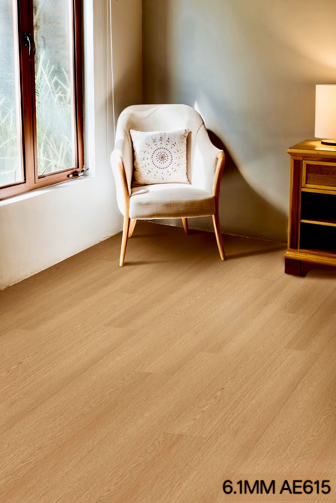 SPC FLOORING 6.1MM CODE AE615