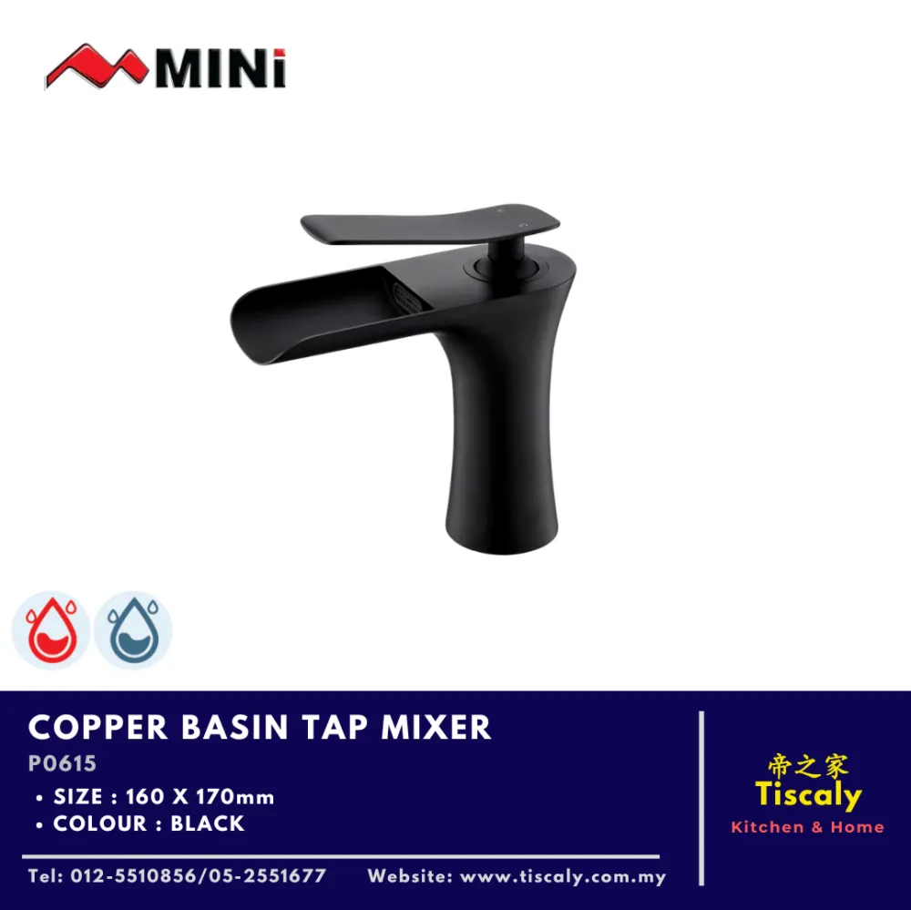 MINI COPPER BASIN TAP MIXER P0615