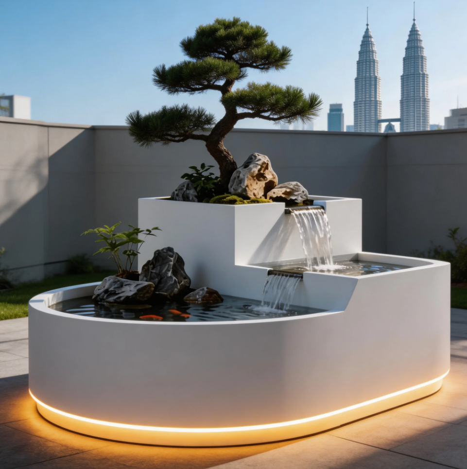The Best Custom Water Feature Design Malaysia 马来西亚定制水景设计 Reka Bentuk Ciri Air Tersuai Malaysia