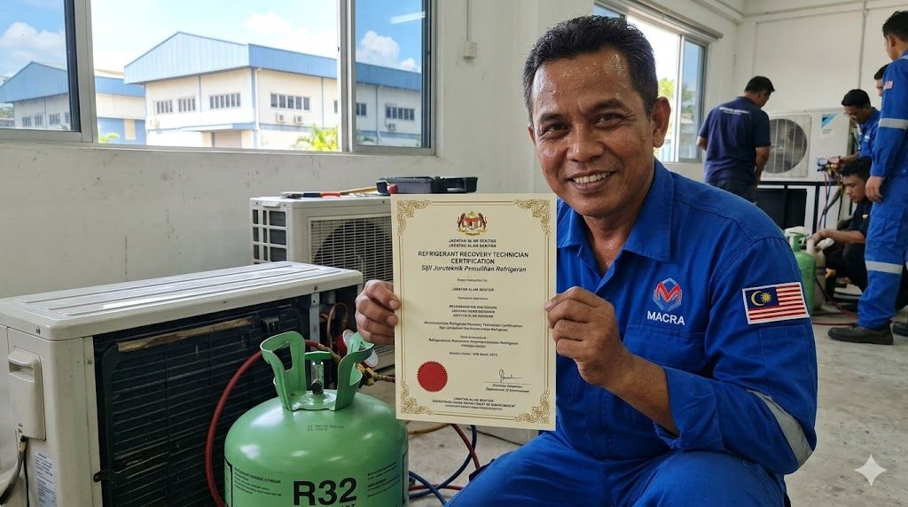refrigerant recovery technician certification Malayia