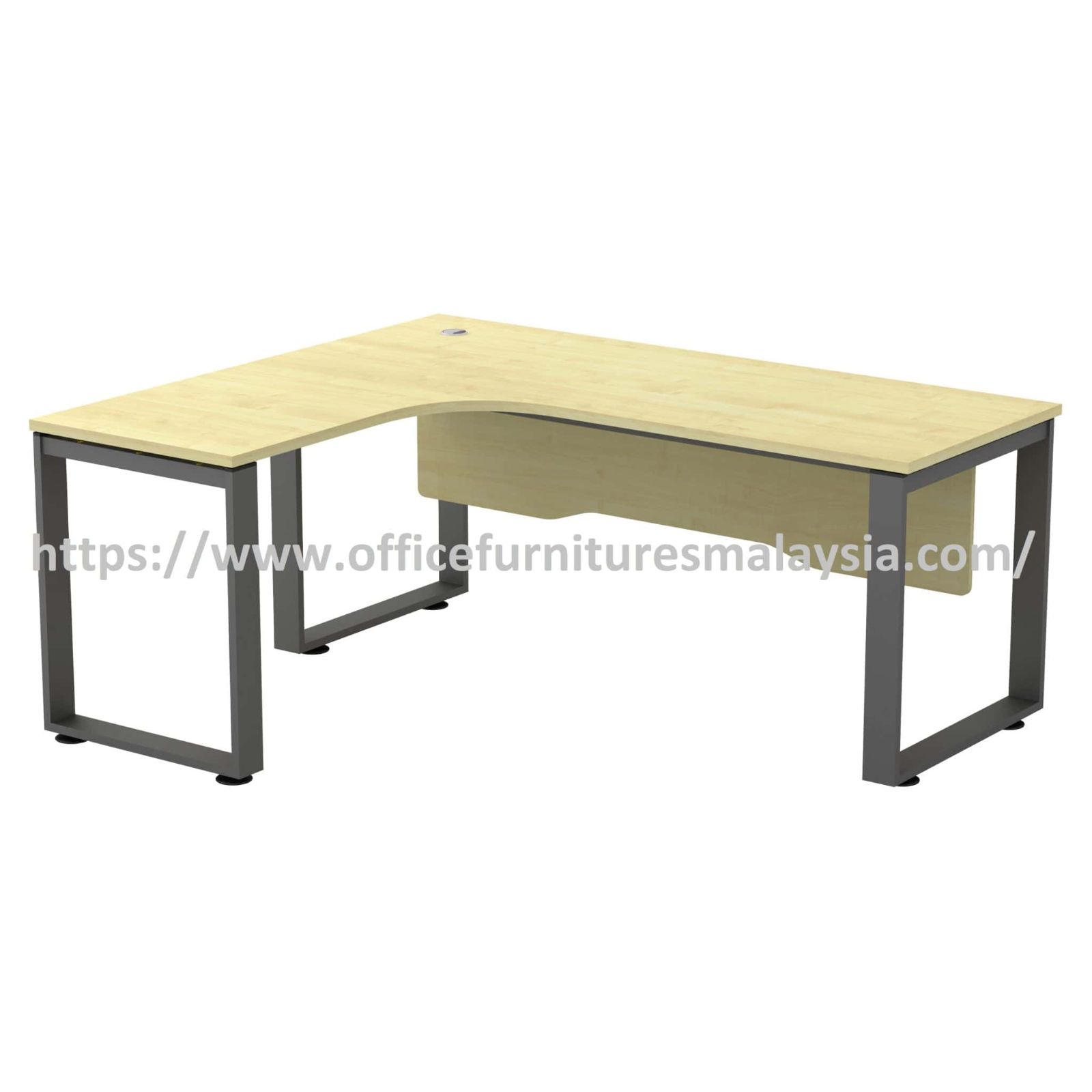 6 ft x 5 ft Solid Modern Design Manager Desk OFSQWL1815
