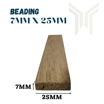 Beading 7mm x 25mm - Meranti