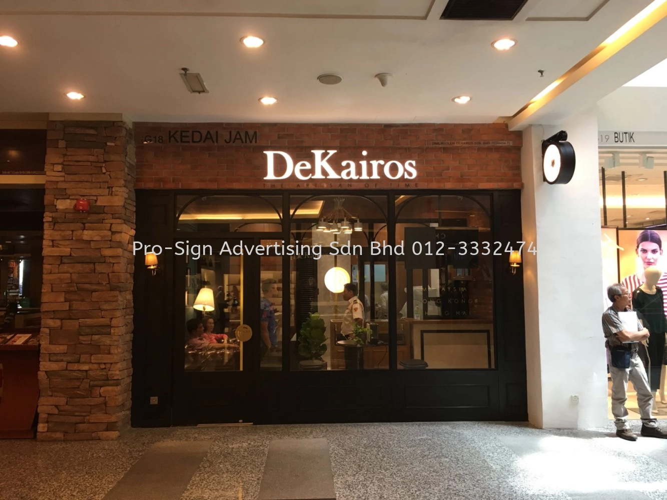 3D RIMLESS LED FRONT LIT (DEKAIROS, SUBANG, 2018)