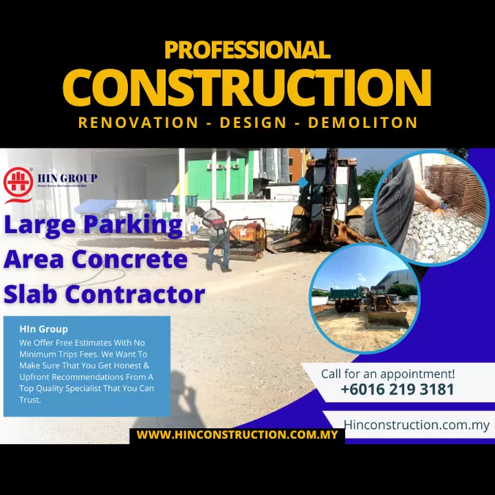 The Best Floor Slab Contractor Concrete Company in Sepang Now