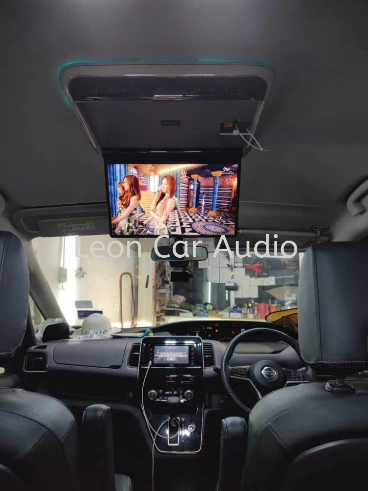 Leon nissan Serena c27 14" fhd hdmi usb mp4 roof led monitor