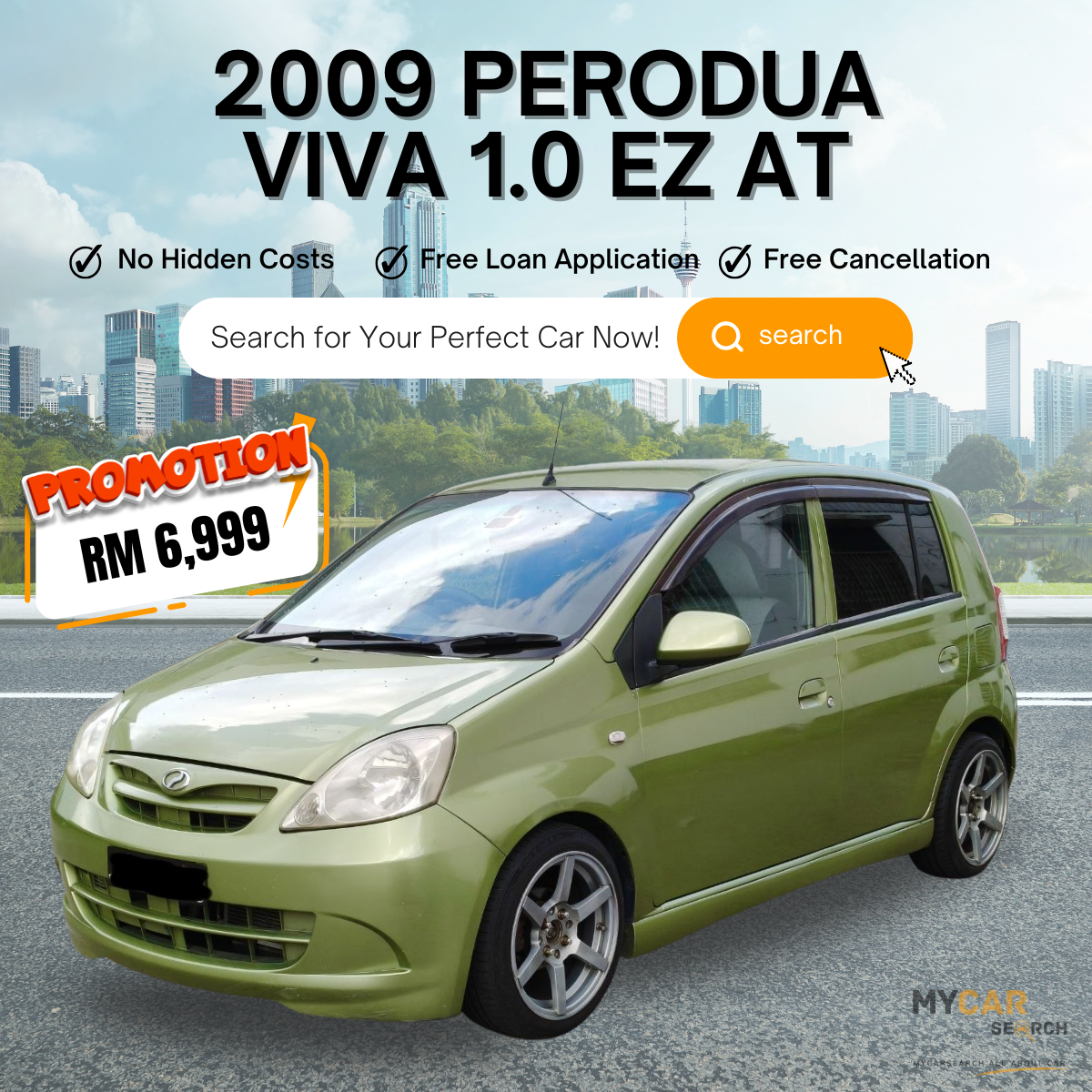 2009 PERODUA VIVA 1.0 EZ AT
