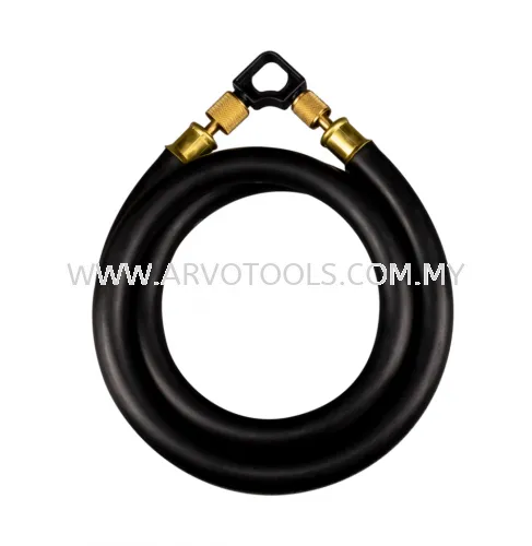 APPION 6FT MEGAFLOW 1/2" BLACK HOSE 3/8" X 1/4"