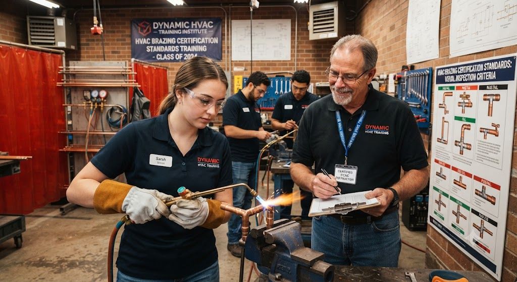 HVAC brazing certification standards training