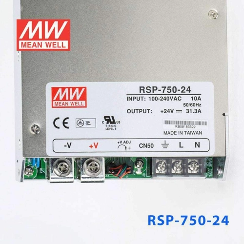 Mean Well programmable High Power Switching Power Supply Single Output RSP-750-24 750Watt 24VDC MeanWell