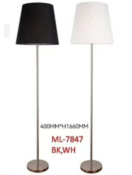 STAND LAMP (Using E27 Bulb) - 7847/WH