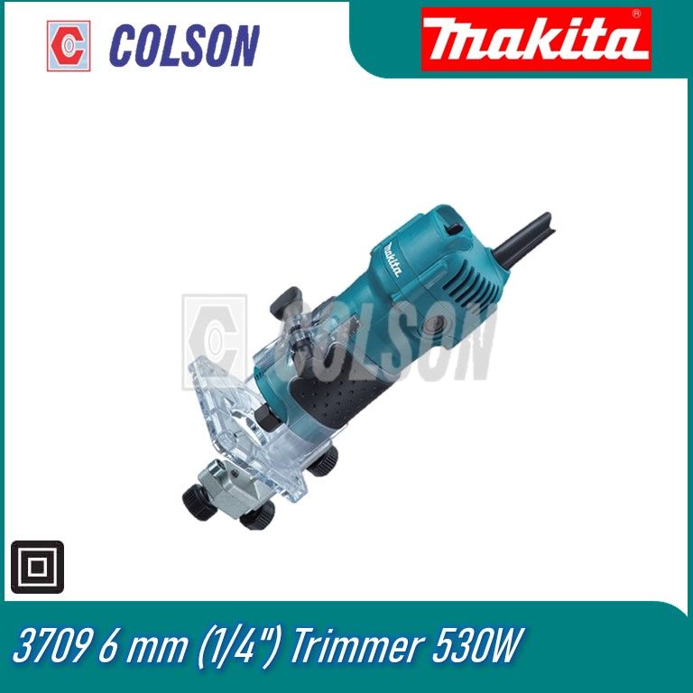 MAKITA 3709 6 mm (1/4") Trimmer 530W