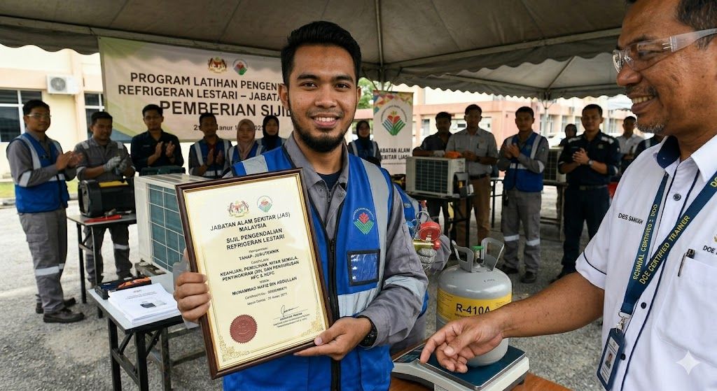 JAS refrigerant handling certification