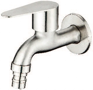 IT-W7197J9-LS Wall Hose Bib Tap – Brushed Finish | Durable Outdoor Wall-Mounted Bib Tap for Garden & Utility Use