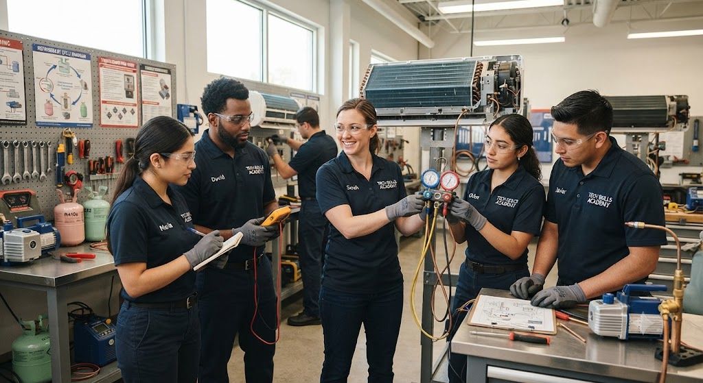 Professional air conditioner servicing course