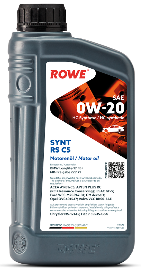 HIGHTEC SYNT RS C5 SAE 0W-20