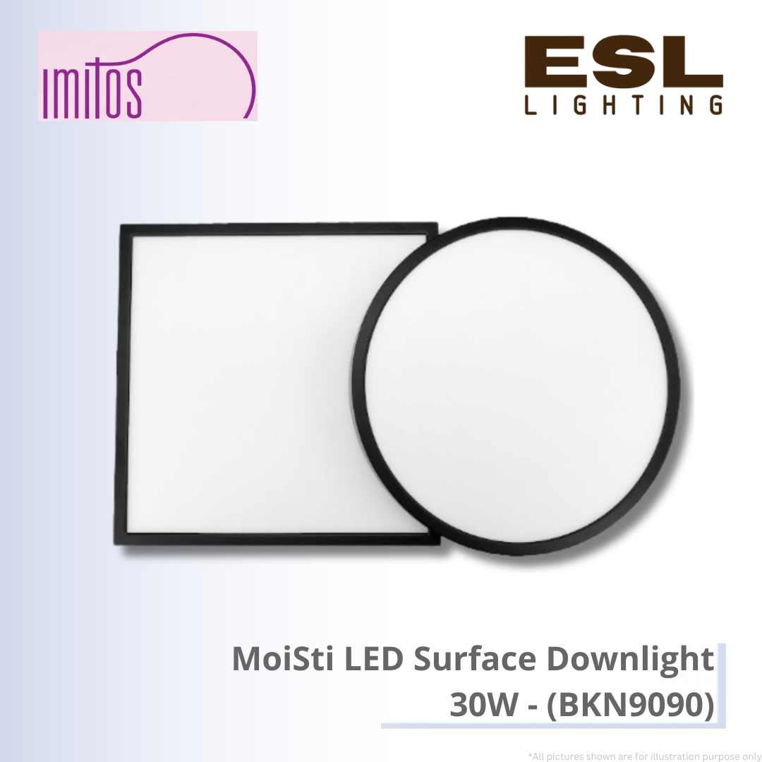 IMITOS MoiSti LED Surface Downlight 30W - BKN9090 [SIRIM]