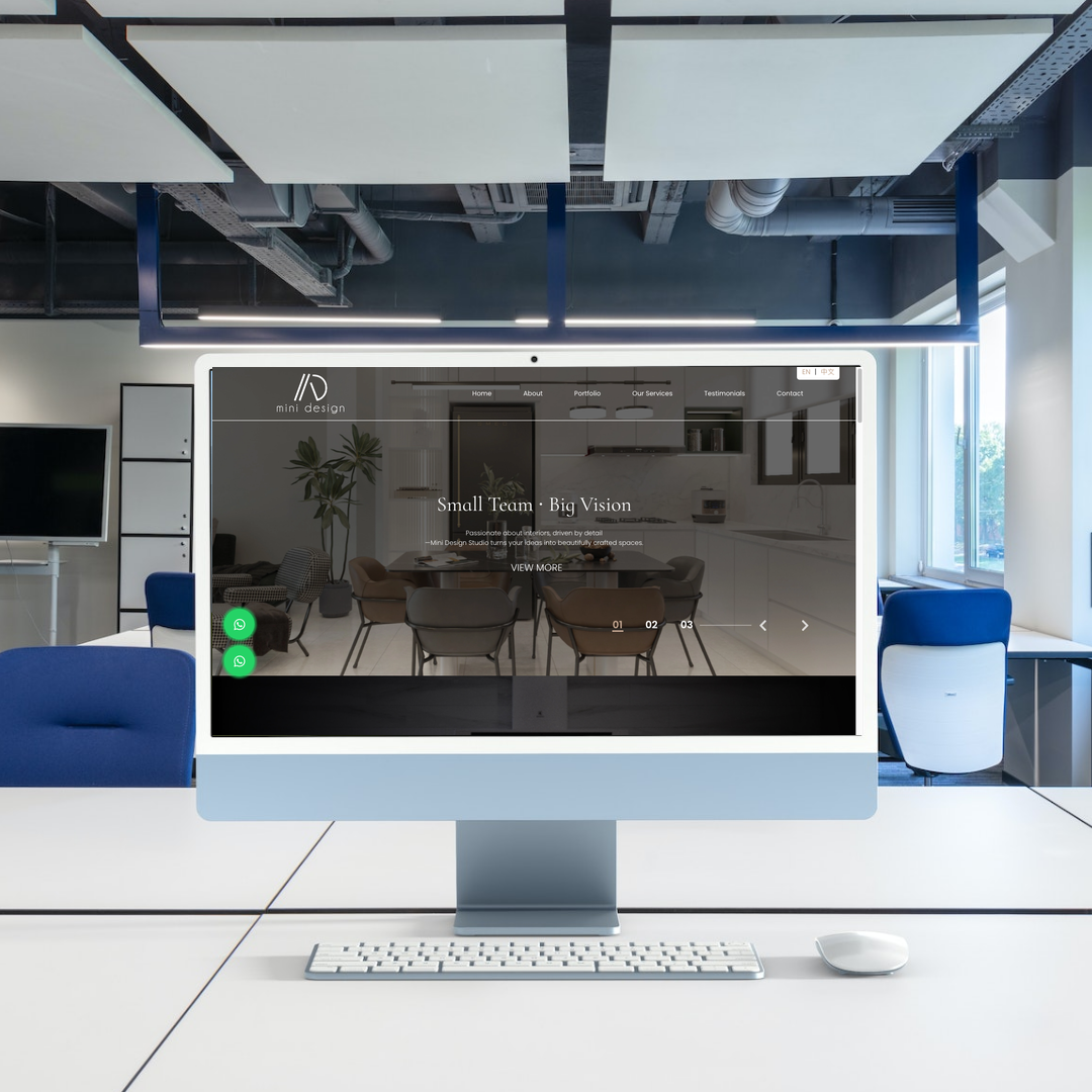 Interior Design & Renovation Contractor Website Design & SEO | Penang