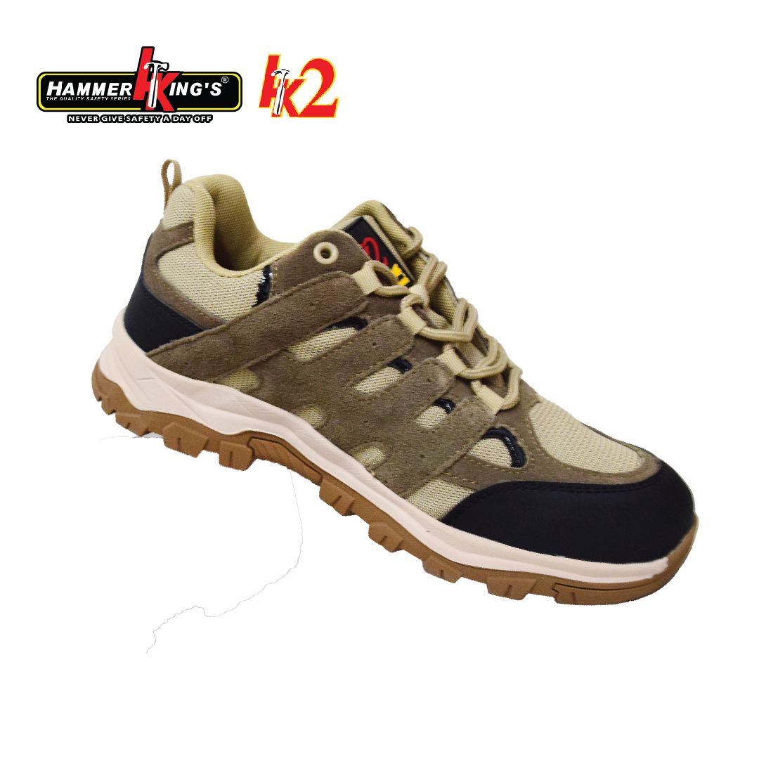 MEN LACE-UP INDUSTRIAL SAFETY SHOE (HK2 15010-KH)(NR.NM)