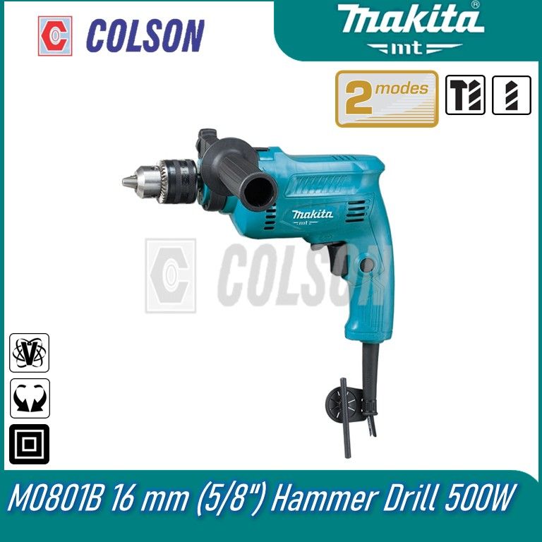 MAKITA MT M0801B 16 mm (5/8") Hammer Drill 500W