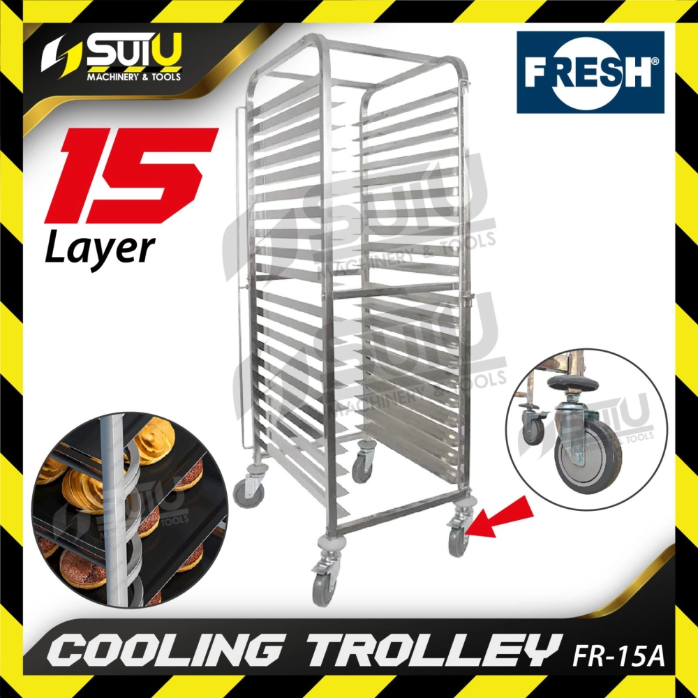 FRESH FR-15A / FR15A 15 Layers Cooling Trolley Rack Shelves