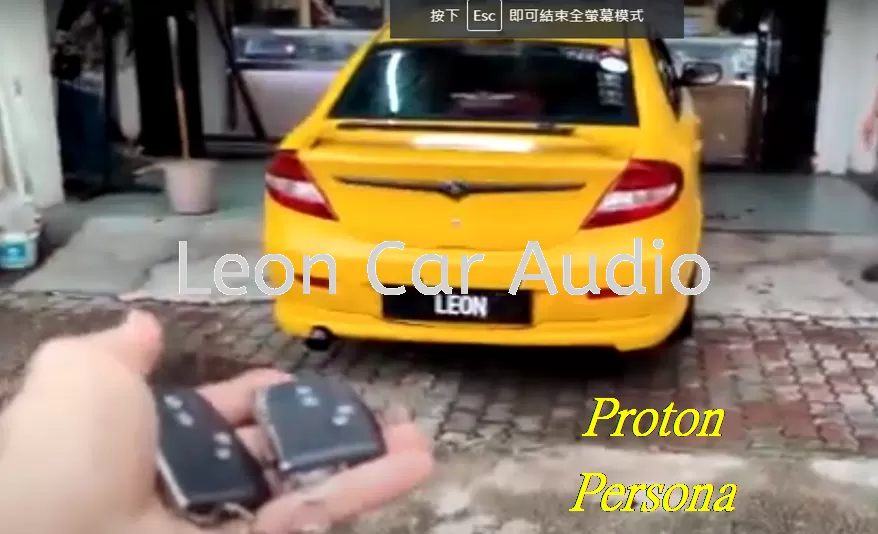 proton persona PKE fully Keyless intelligent smart alarm system with Push start button and engine auto start